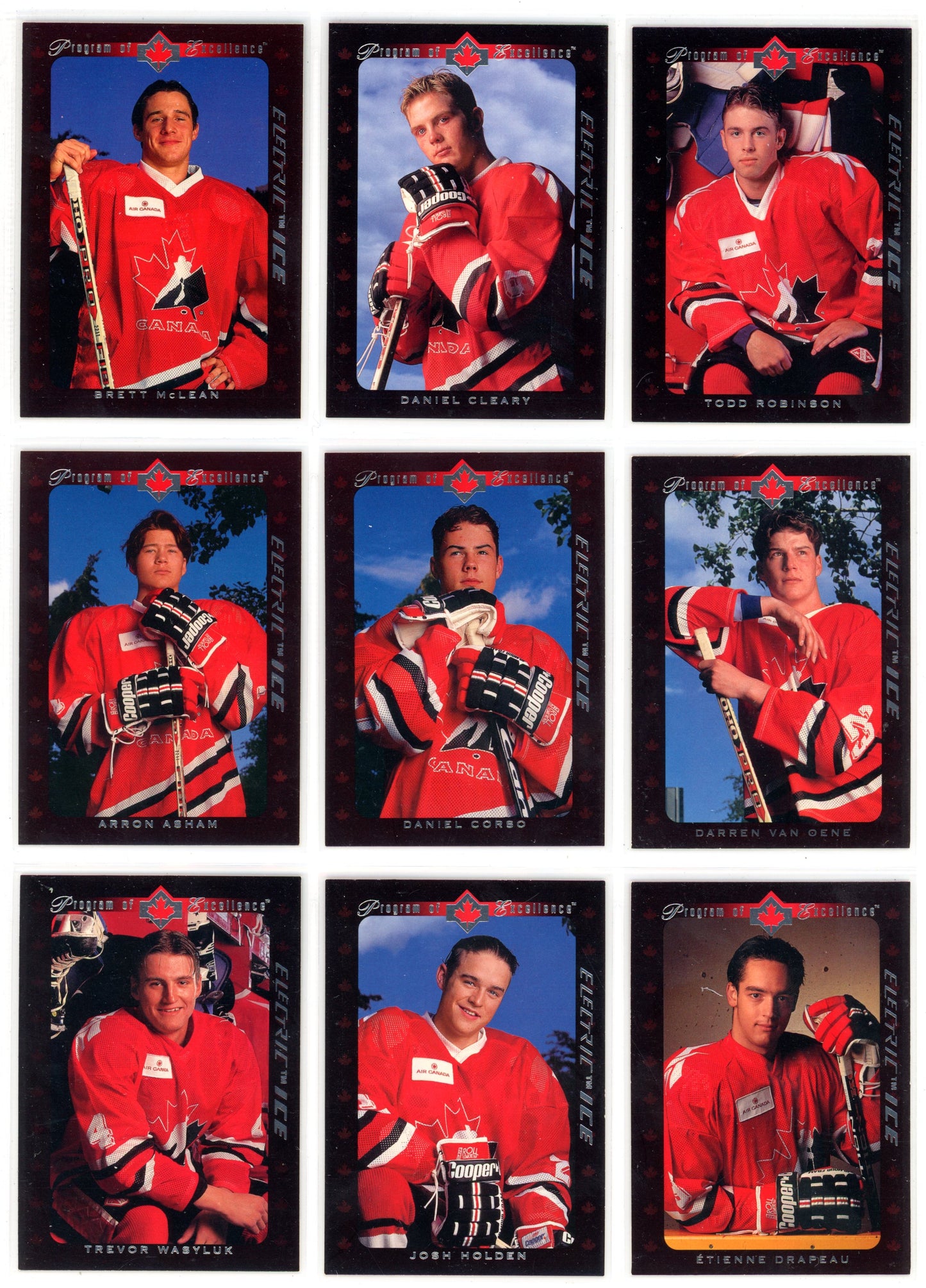 1995/96 Upper Deck Electric Ice Hockey Card Complete Set (570 Cards) Rare!