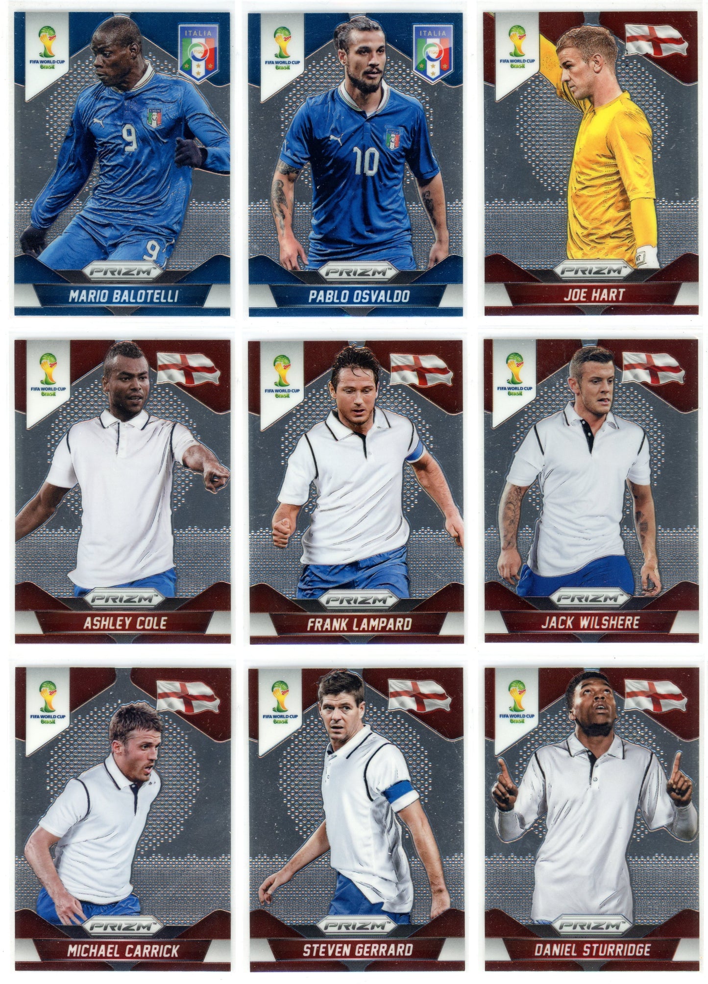 2014 Panini Prizm FIFA World Cup Soccer Complete Set (201 Cards) Messi, Ronaldo