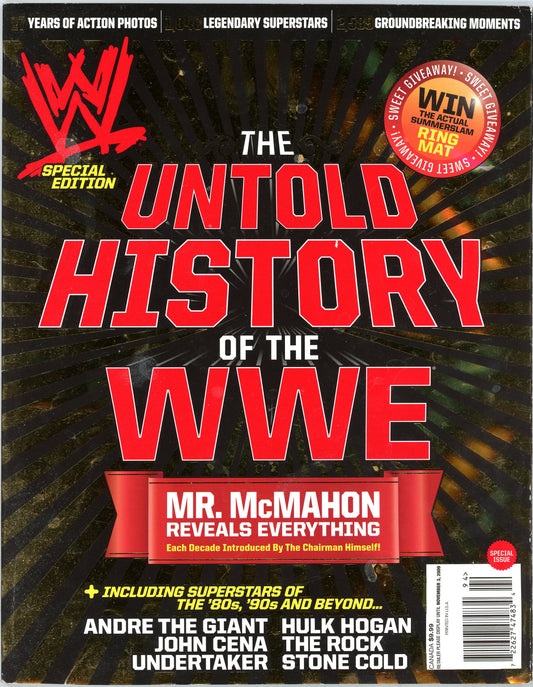 WWE Wrestling Magazine (November, 2009) Untold History of the WWE