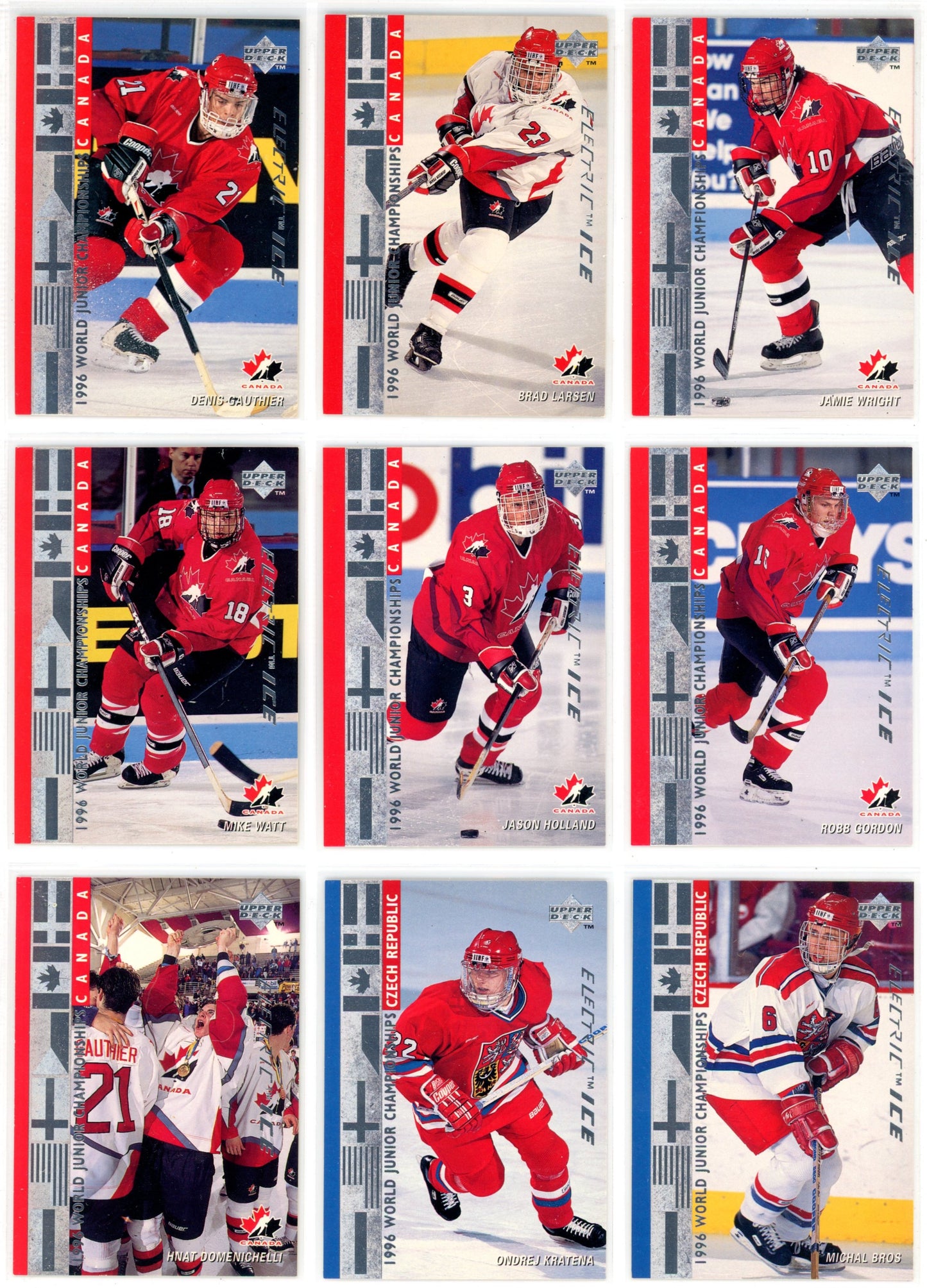 1995/96 Upper Deck Electric Ice Hockey Card Complete Set (570 Cards) Rare!