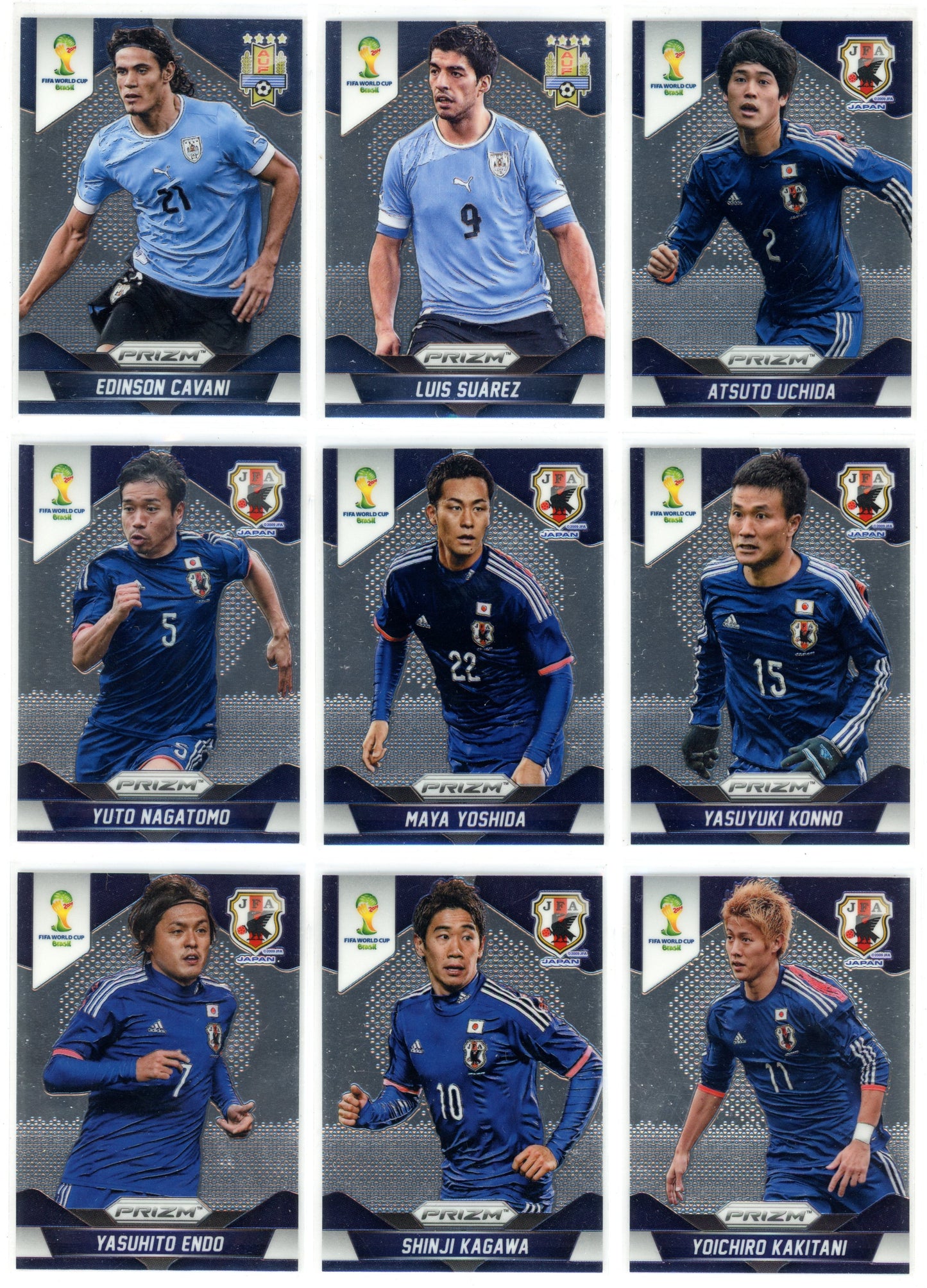2014 Panini Prizm FIFA World Cup Soccer Complete Set (201 Cards) Messi, Ronaldo