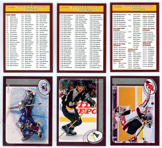 2002/03 OPC O-Pee-Chee NHL Hockey Complete Set (340 Cards) + Insert Sets