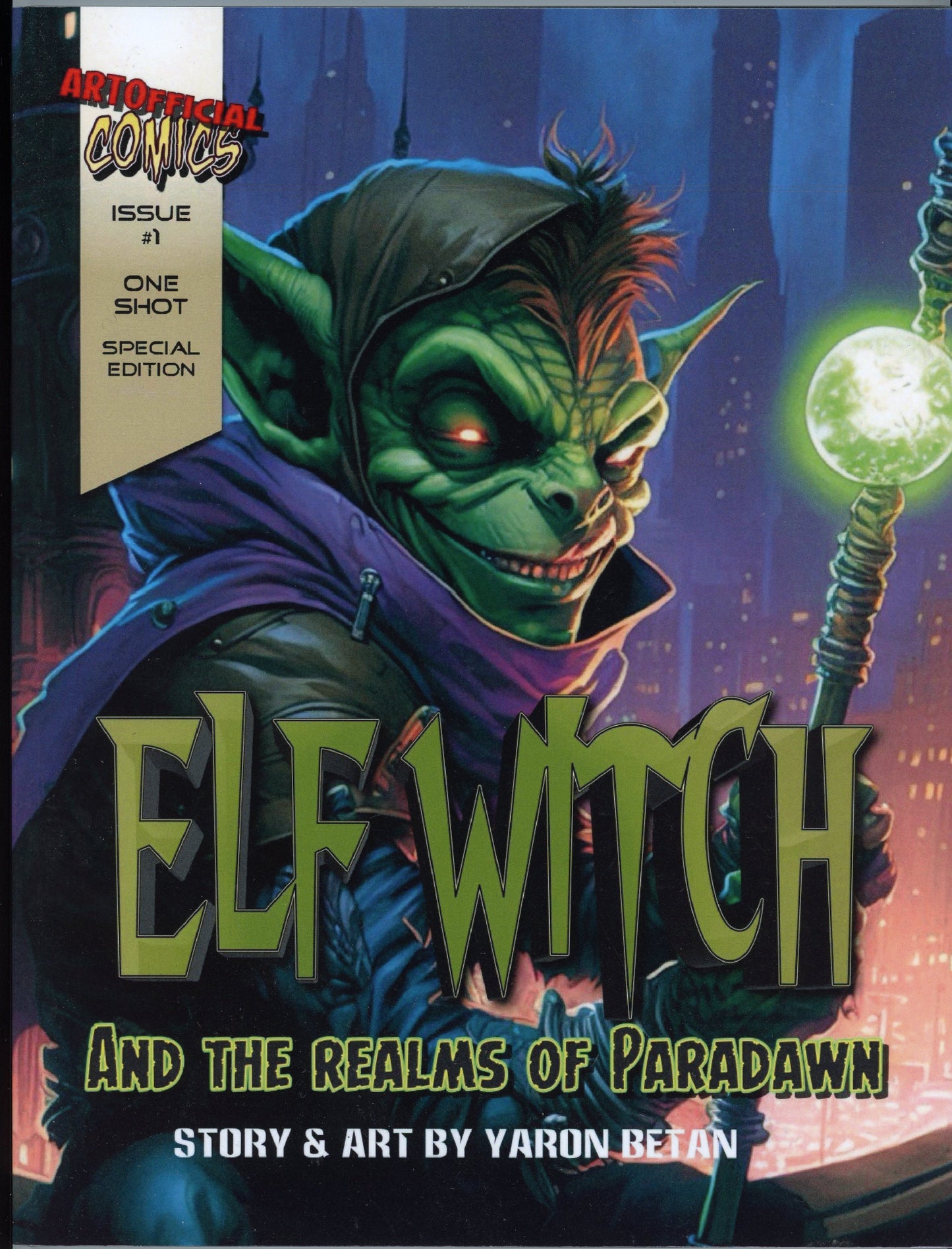 ArtOfficial Comics Elf Witch and the Realms of Paradawn #1 Special Edition One-Shot Comic Book