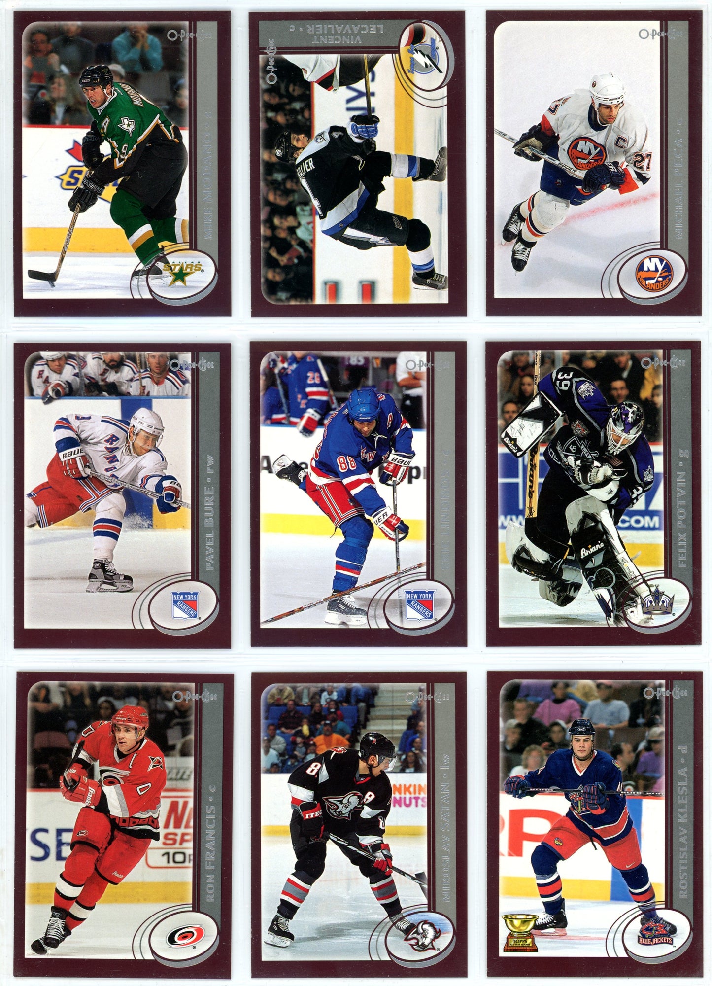 2002/03 OPC O-Pee-Chee NHL Hockey Complete Set (340 Cards) + Insert Sets