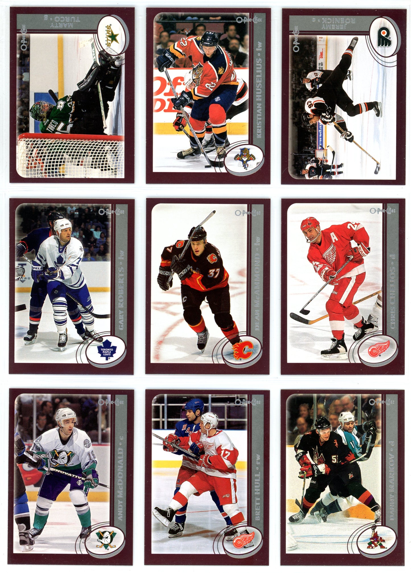 2002/03 OPC O-Pee-Chee NHL Hockey Complete Set (340 Cards) + Insert Sets