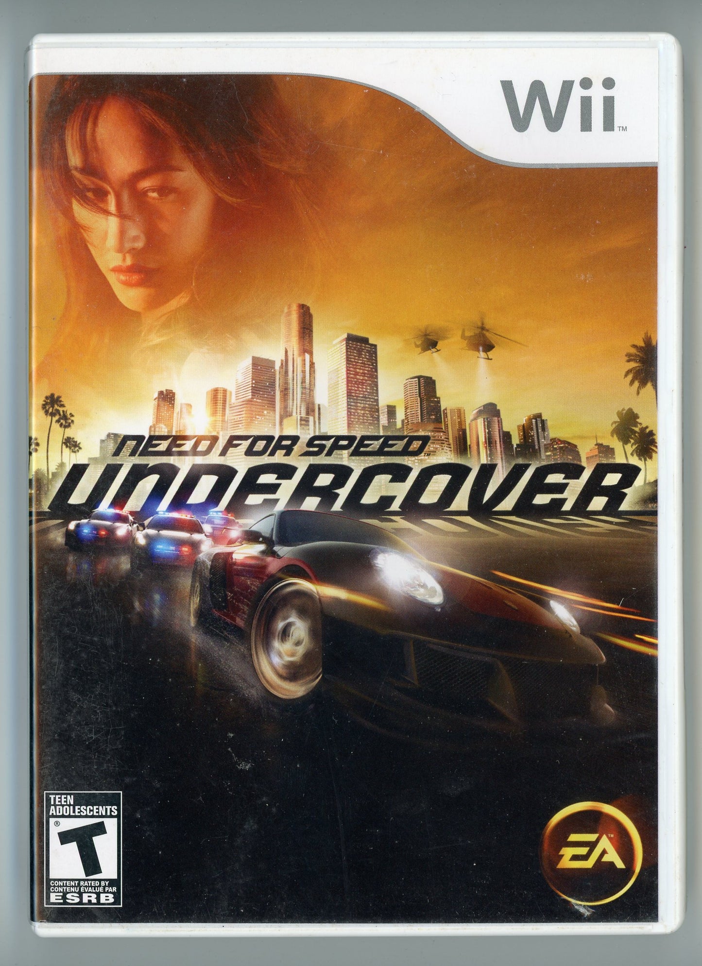 2008 EA Need for Speed: Undercover Wii Video Game Disc In Box