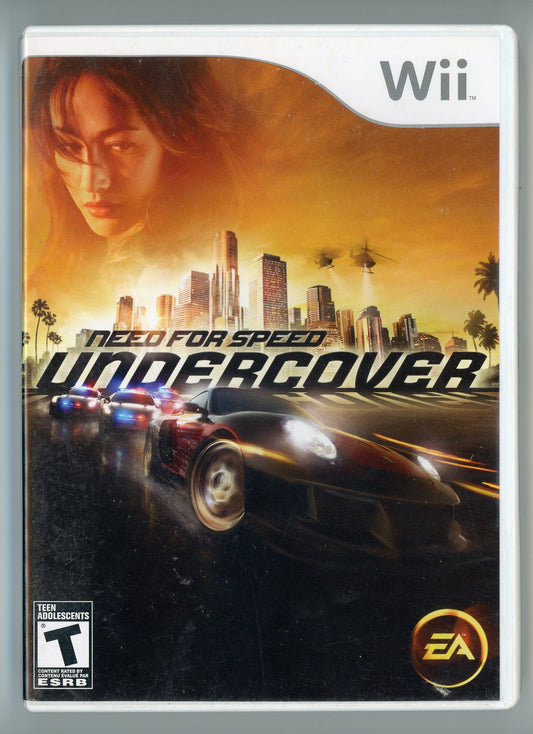 2008 EA Need for Speed: Undercover Wii Video Game Disc In Box