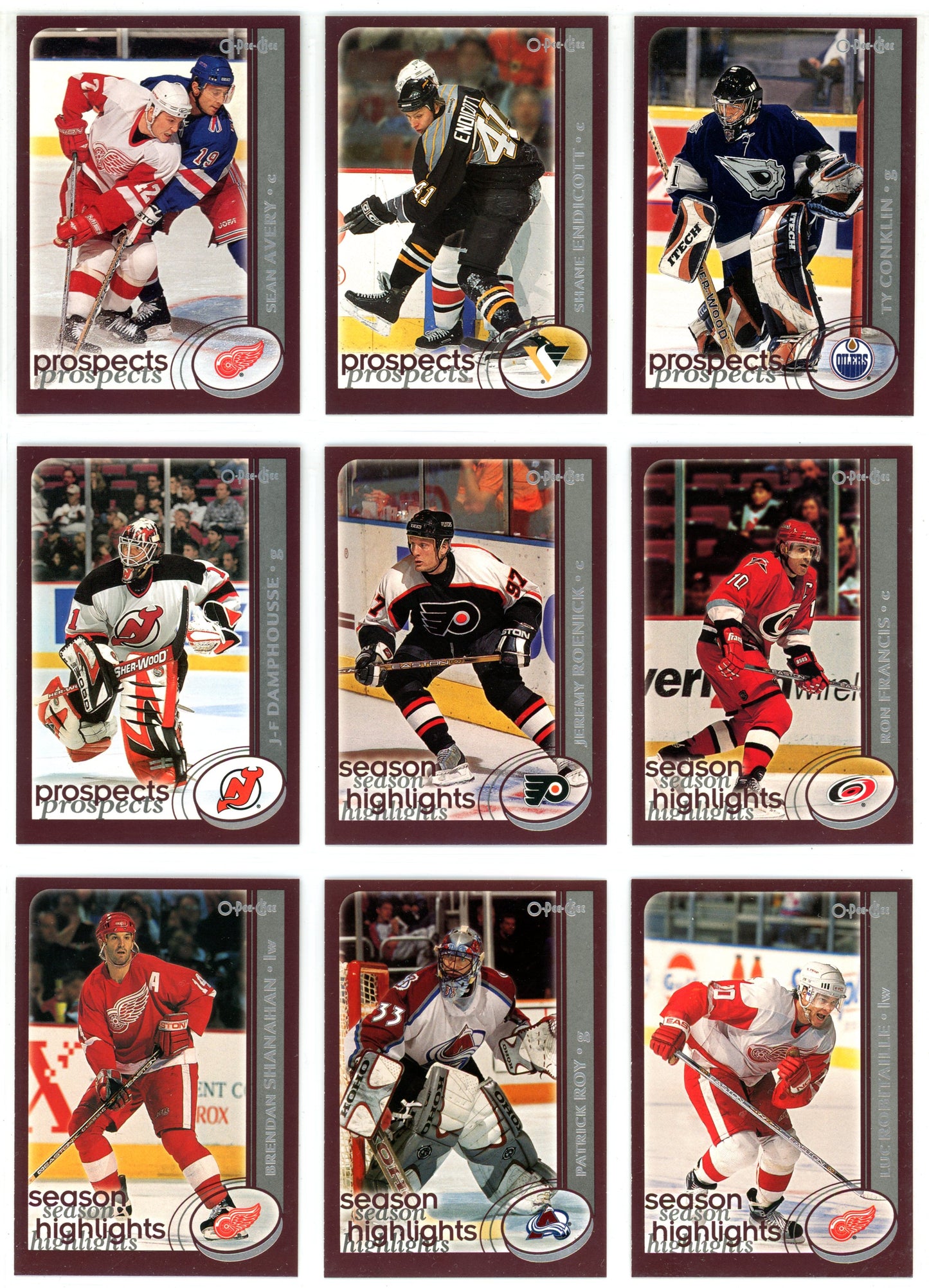 2002/03 OPC O-Pee-Chee NHL Hockey Complete Set (340 Cards) + Insert Sets