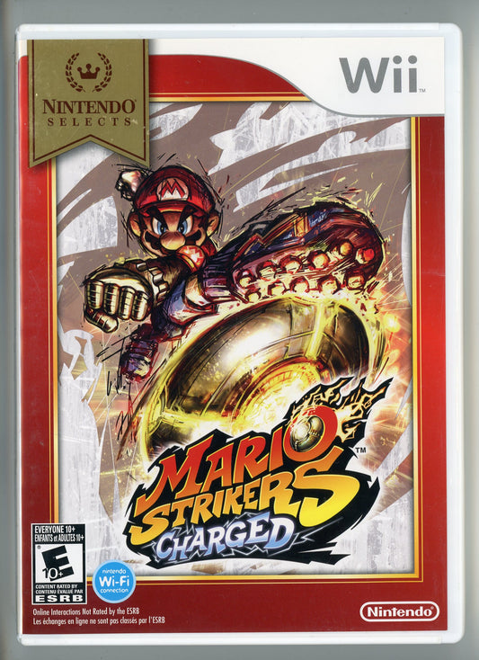 2007 Nintendo Mario Strikers Charged Wii Video Game Disc In Box