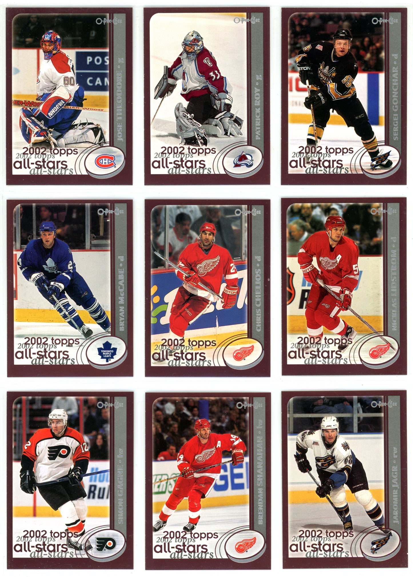 2002/03 OPC O-Pee-Chee NHL Hockey Complete Set (340 Cards) + Insert Sets