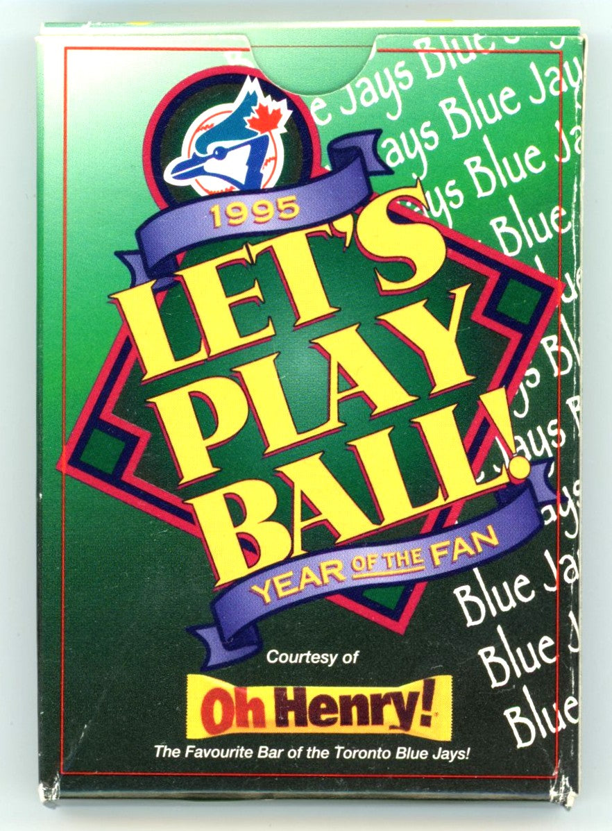 1995 Oh Henry! Let's Play Ball! Year of the Fan Toronto Blue Jays Baseball Card Set in Box