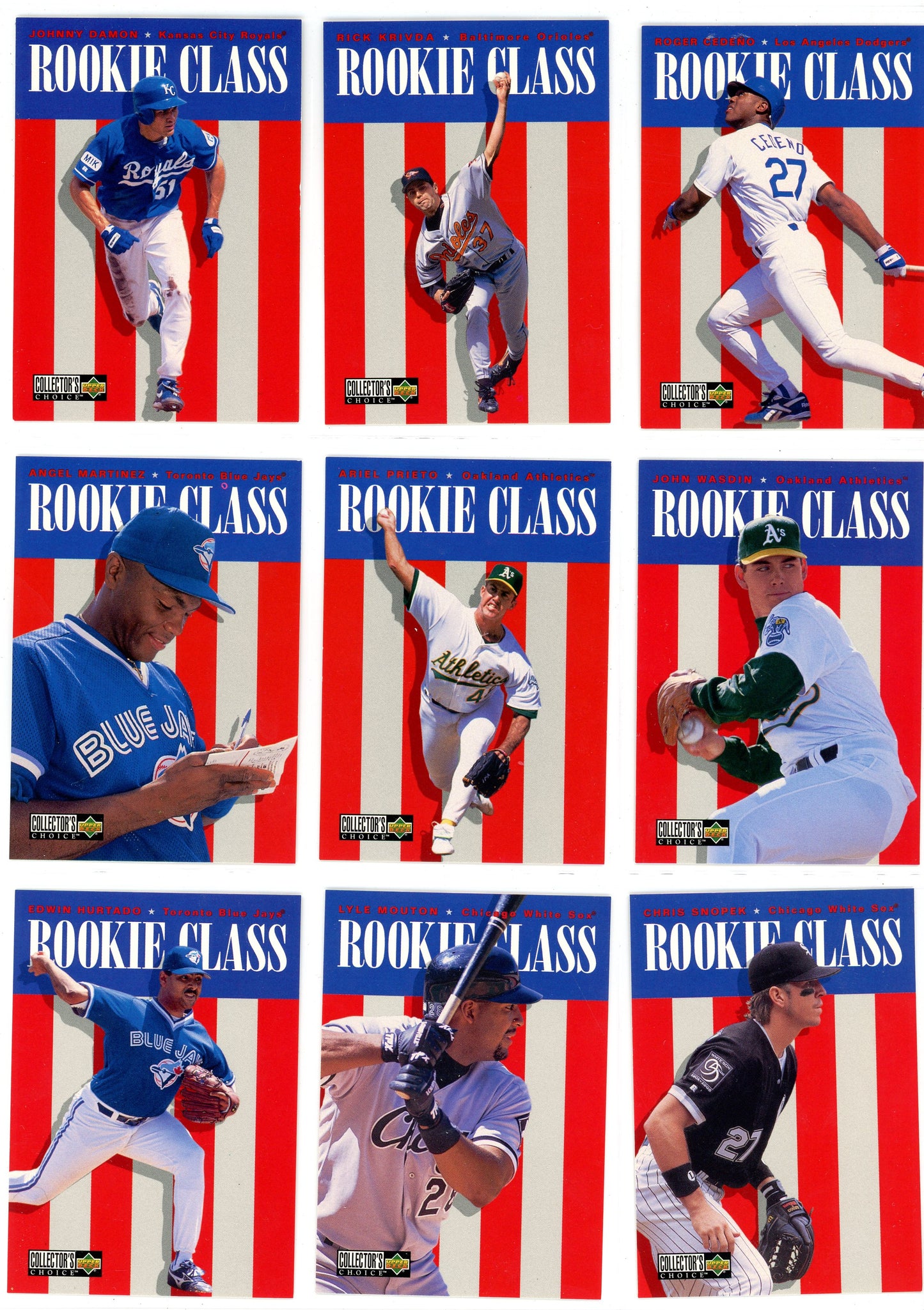 1996 Upper Deck Collector's Choice MLB Baseball Complete Set (790 Cards)