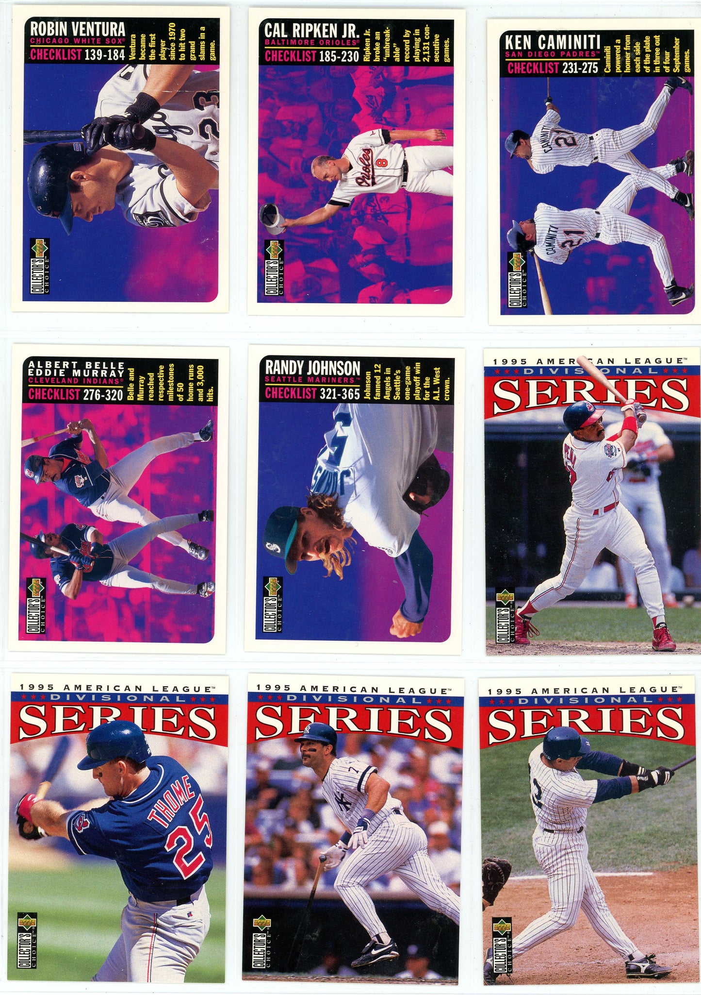 1996 Upper Deck Collector's Choice MLB Baseball Complete Set (790 Cards)