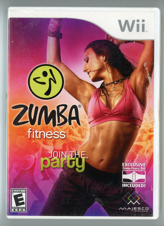 2010 Majesco Zumba Fitness Wii Video Game Disc In Box