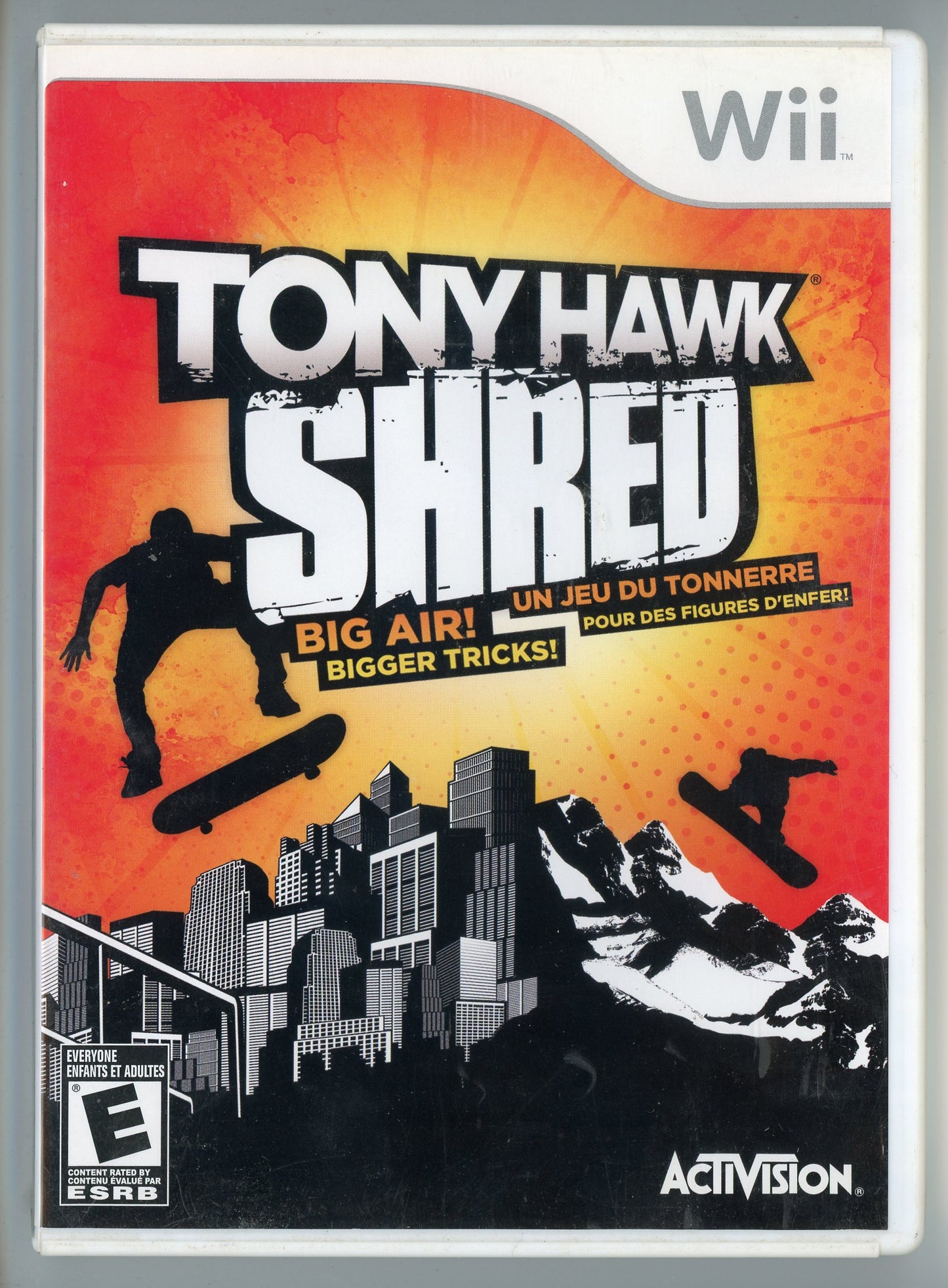 2010 Activision Tony Hawk: Shred Wii Video Game Disc In Box