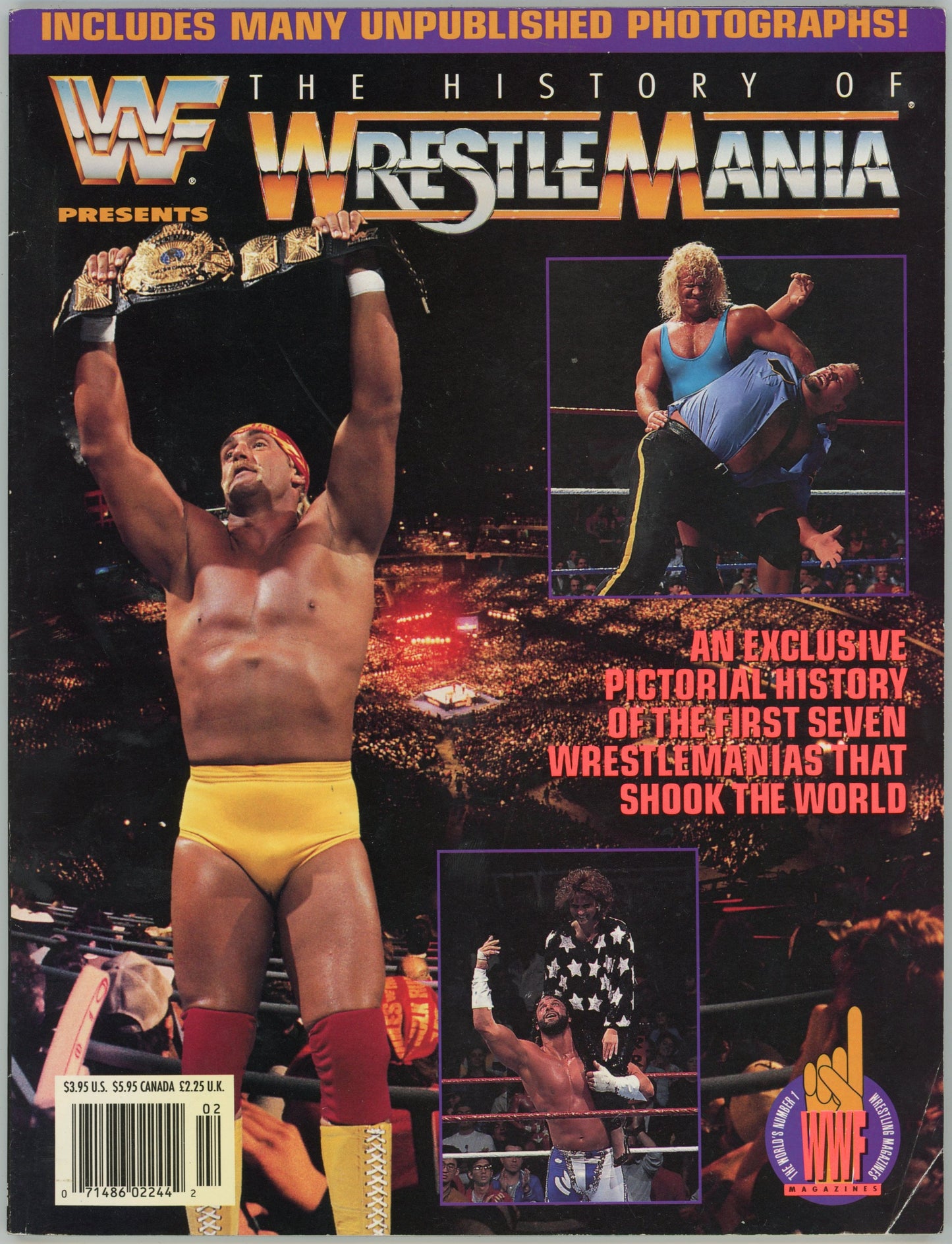 WWF WWE Presents The History of Wrestlemania Wrestling Magazine (1992)
