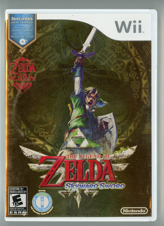 2011 Nintendo The Legend of Zelda: Skyward Sword Wii Video Game Disc Sealed In Box