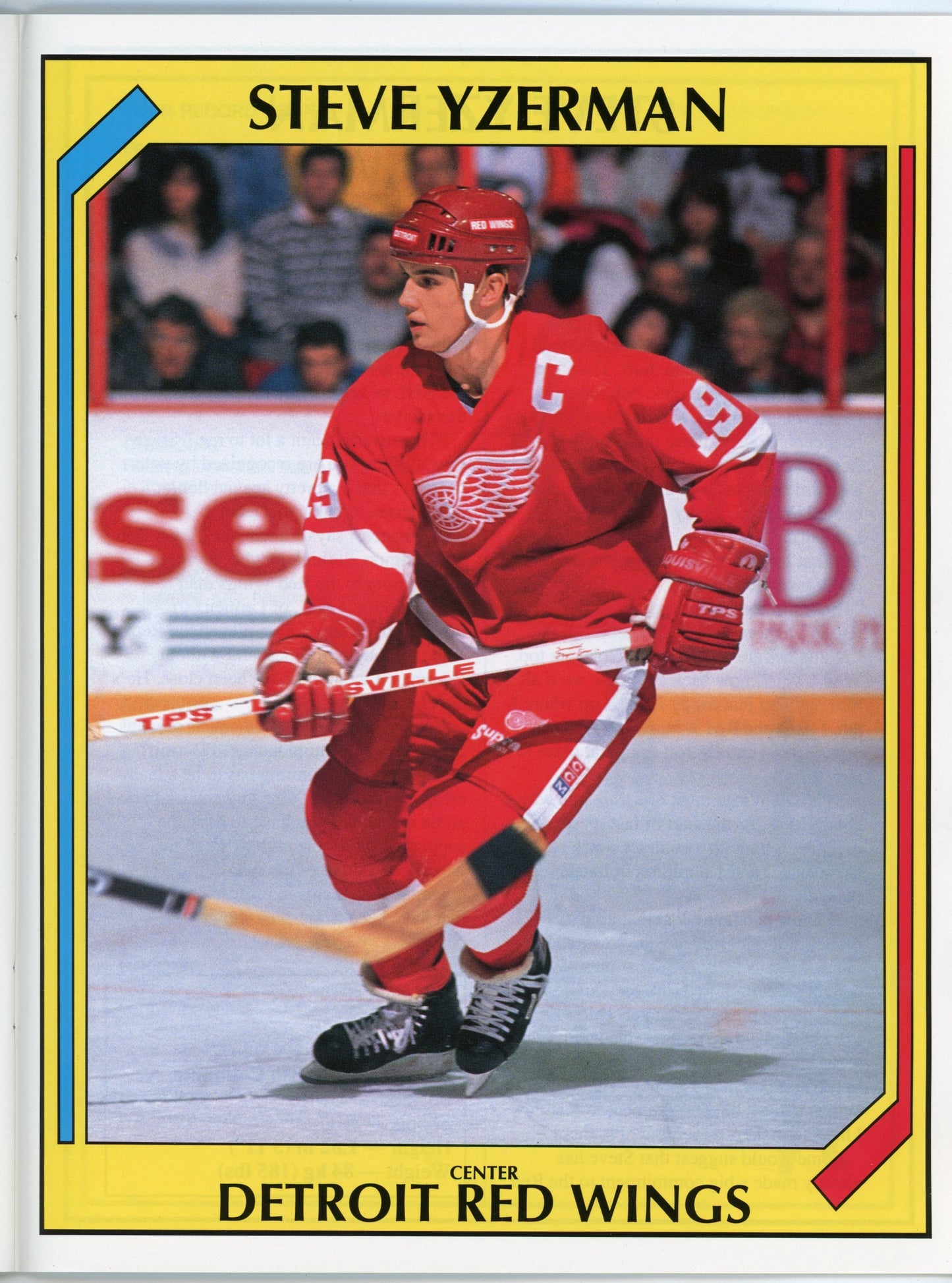 1990/91 Scholastic Hockey Superstars Album (16 Superstar Picture Posters) Wayne Gretzky Cover