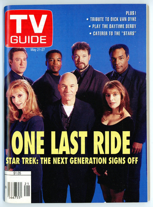 TV Guide Canada Vintage Magazine (May 21-27 1994) Newsstand Star Trek TNG Finale