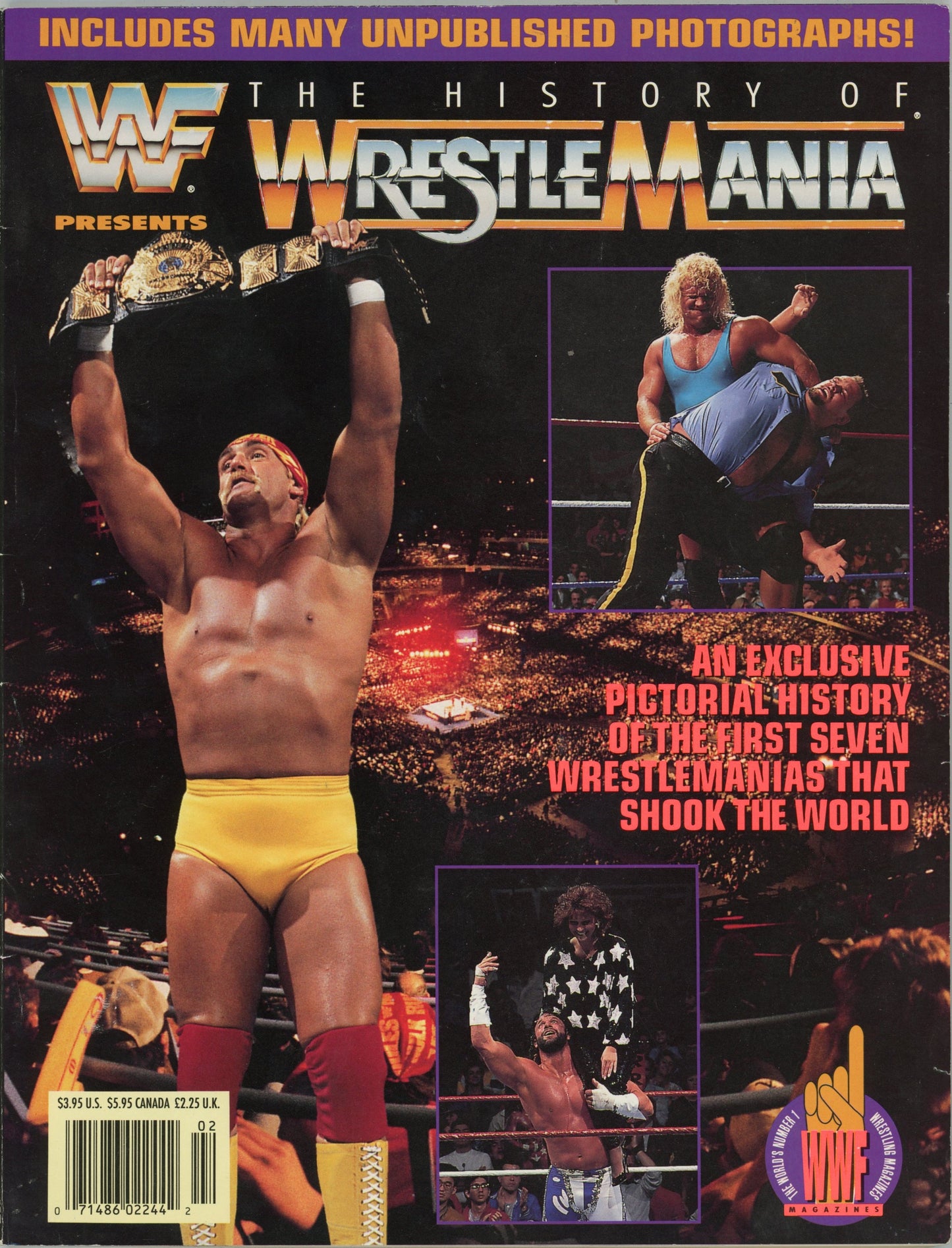 WWF WWE Presents The History of Wrestlemania Vintage Wrestling Magazine (1992)
