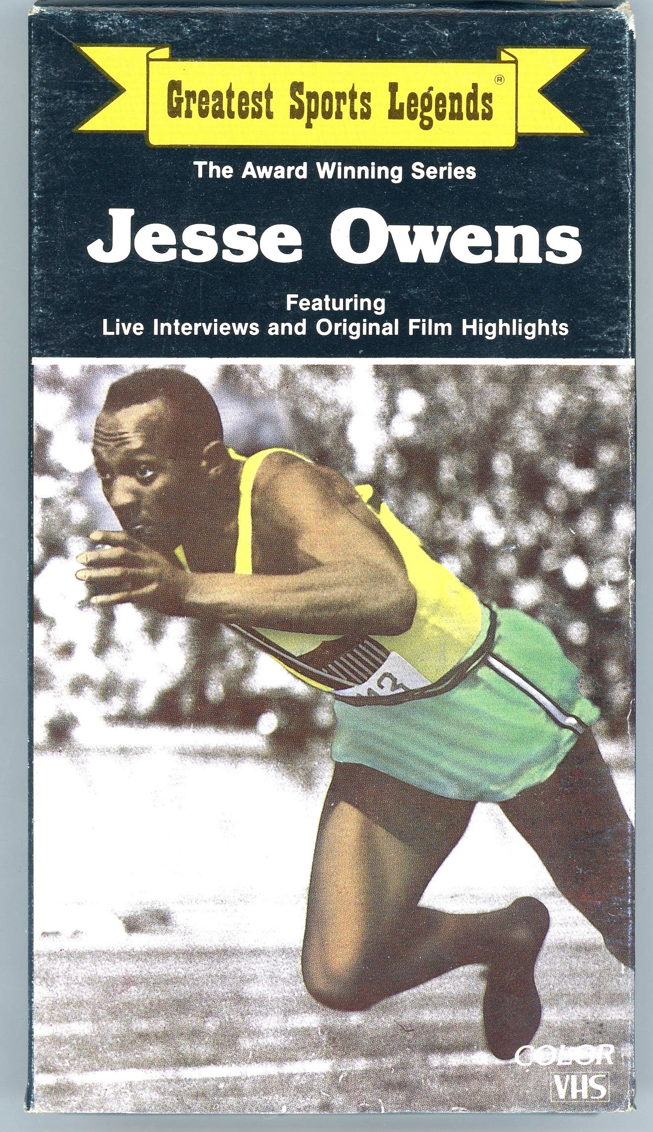 1985 Greatest Sports Legends Jesse Owens Collector Series Vintage VHS Tape