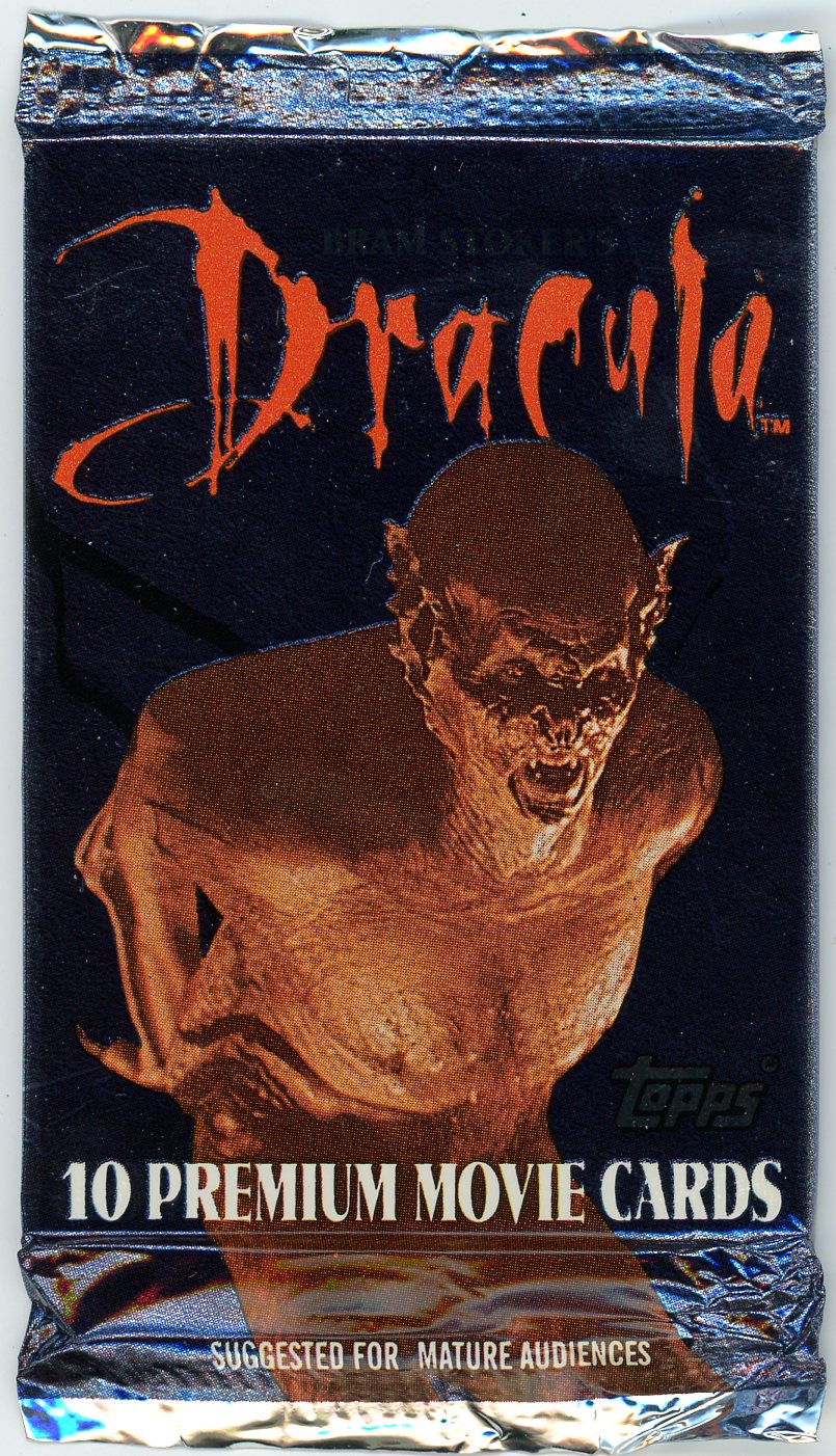 1992 Topps Bram Stoker's Dracula Movie Trading Card Pack (10 Cards)