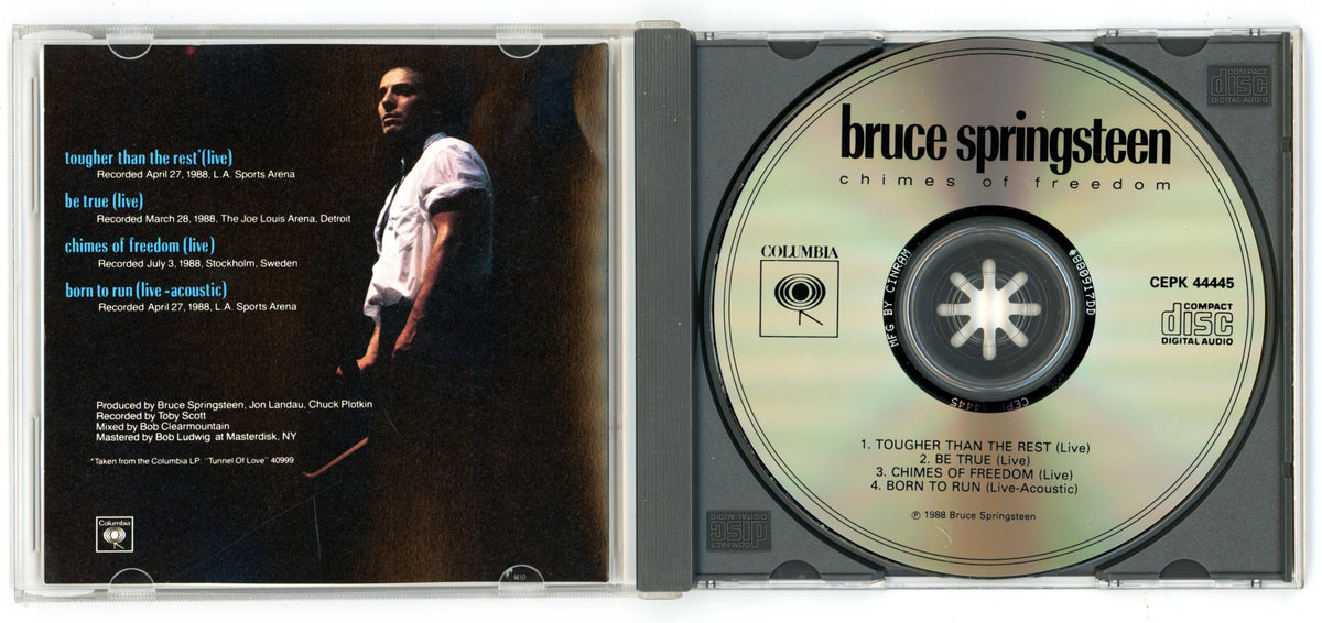 Bruce Springsteen Chimes of Freedom (1988) Vintage Special 4-Track Live CD