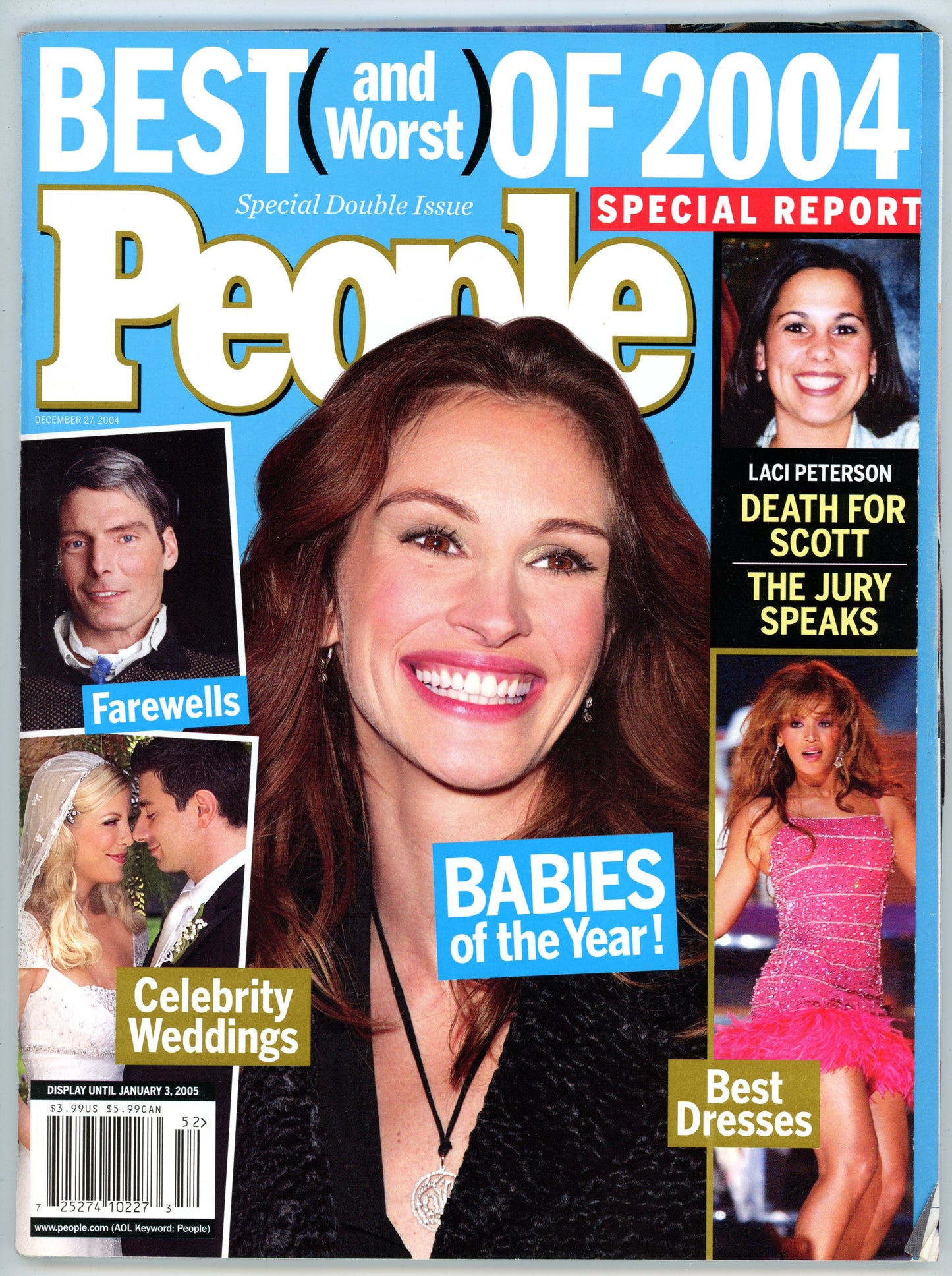 People Special Report Vintage Magazine (December 27, 2004) Julia Roberts Cover
