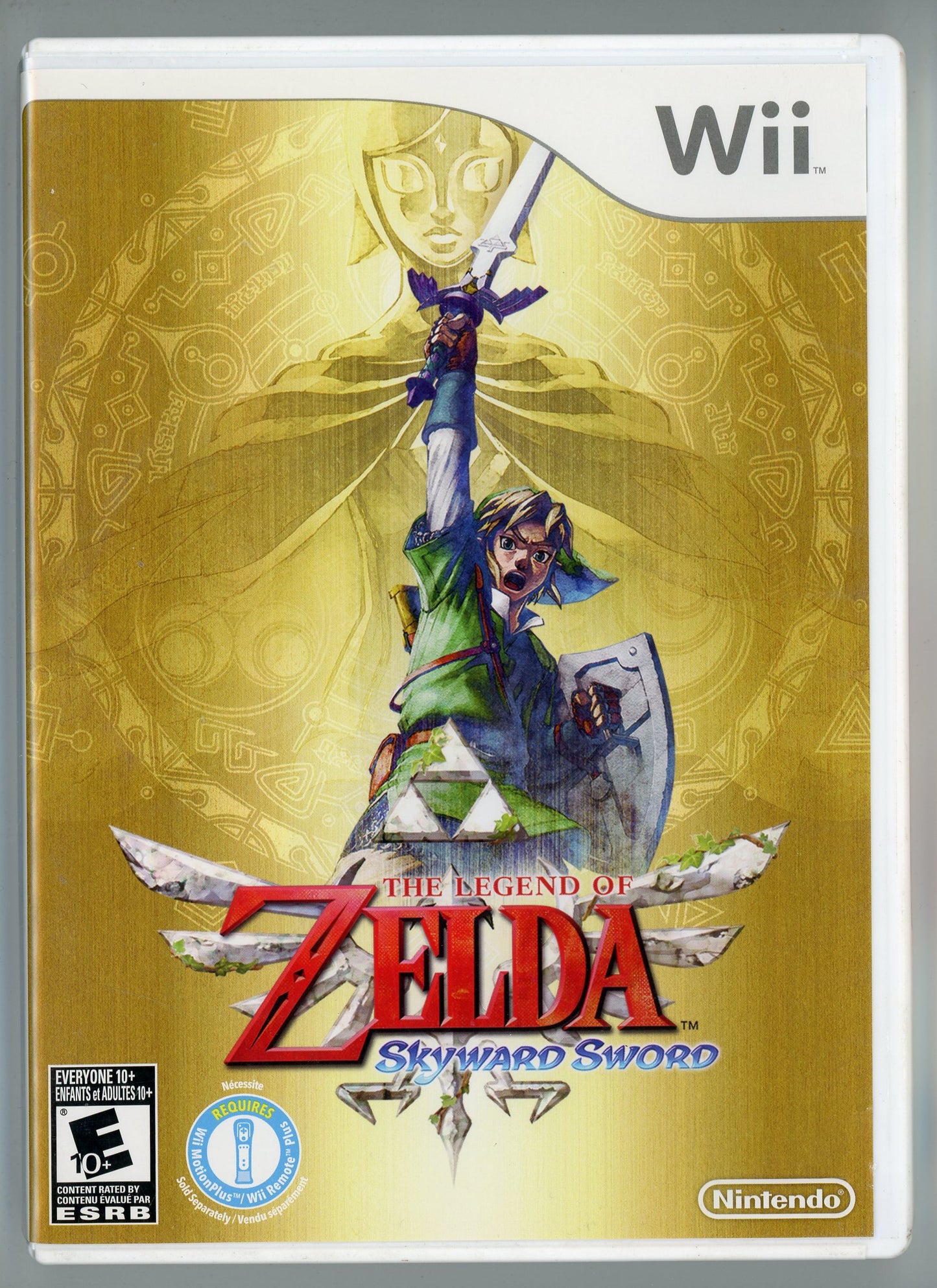 2011 Nintendo The Legend of Zelda: Skyward Sword Wii Video Game Disc In Box