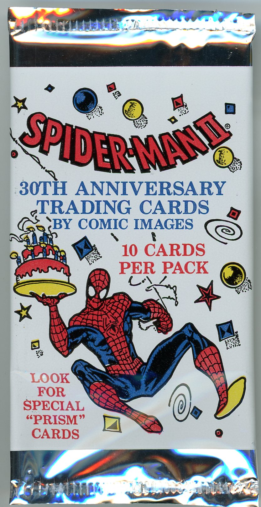 1992 Comic Images Spider-Man 30th Anniversary Trading Card Pack (10 Cards)