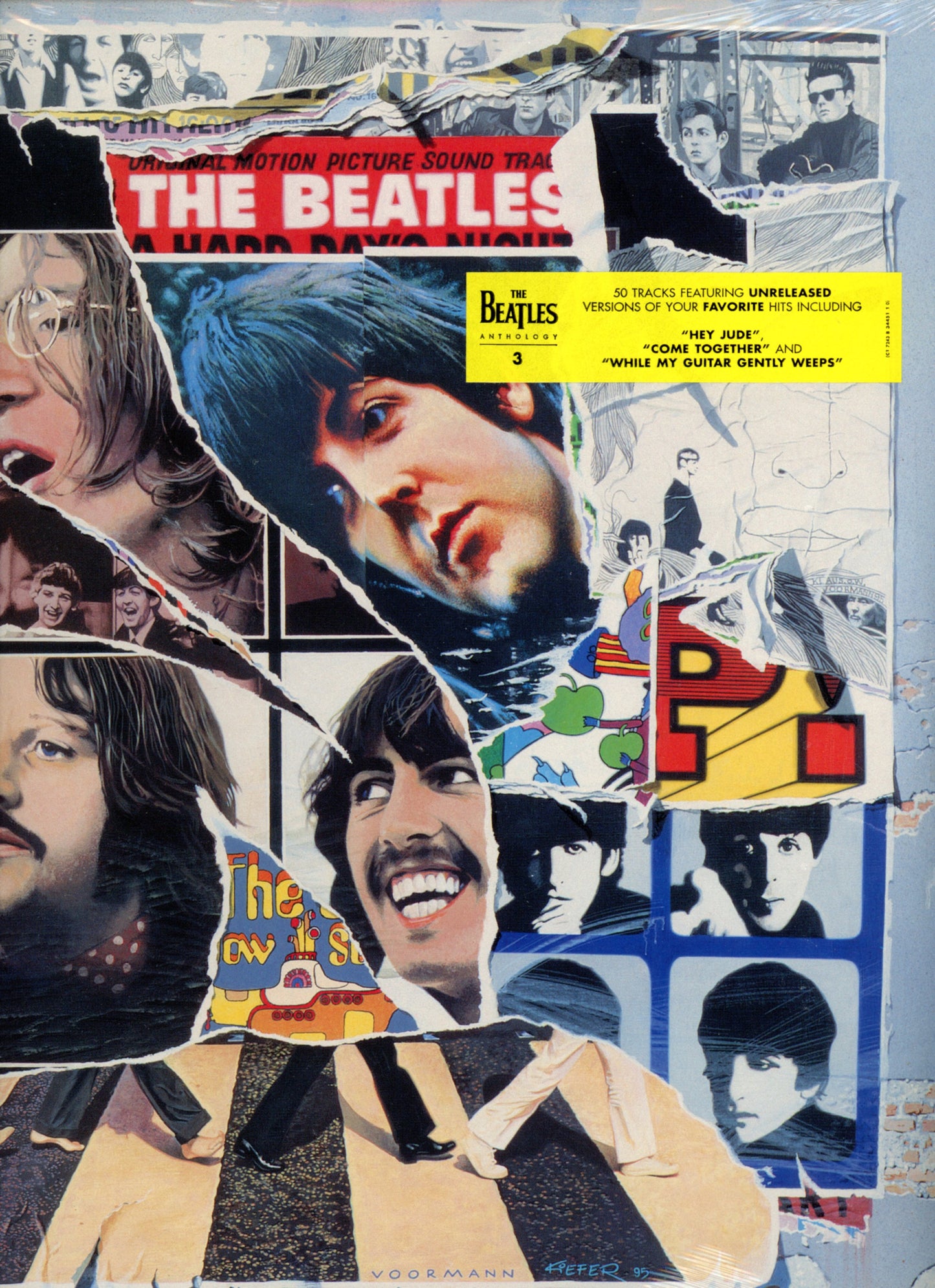 1993 The Beatles Anthology 3 Vintage Vinyl Record Album Set 3 LPs (Sealed) US Pressing