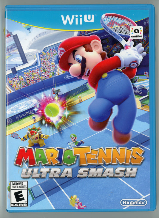 2015 Nintendo Mario Tennis: Ultra Smash Wii U Video Game Disc In Box