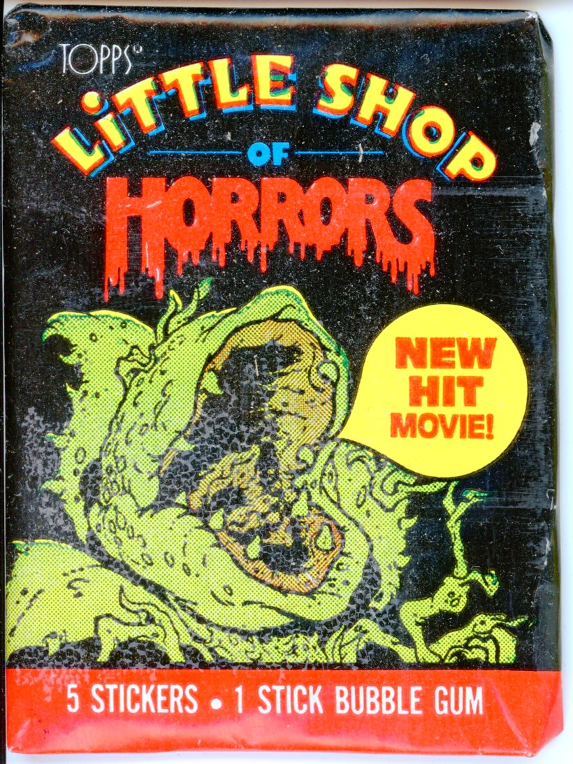 1986 Topps Little Shop Of Horrors Trading Card Wax Pack