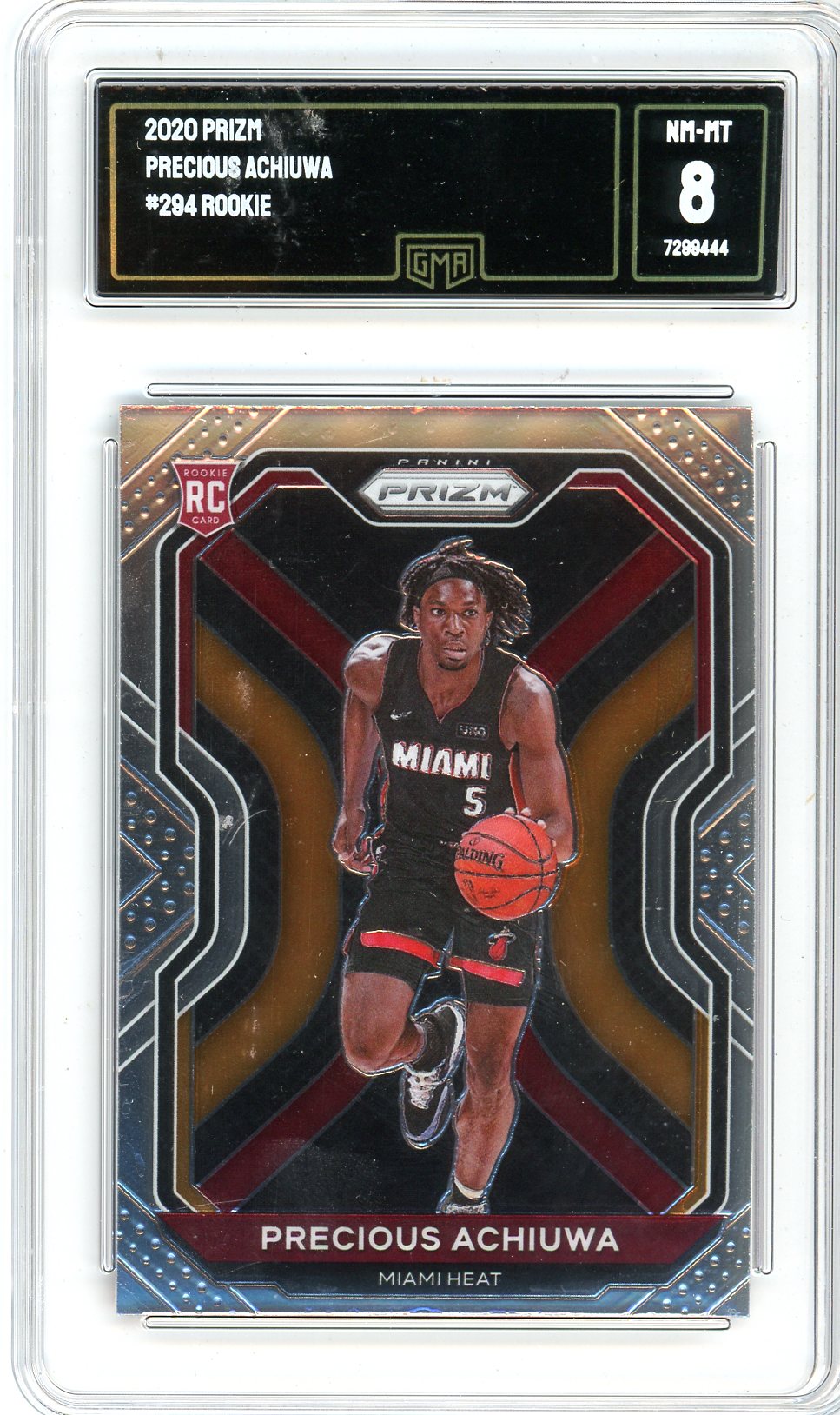 2020 Panini Prizm Precious Achiuwa Graded Rookie Card #294 GMA 8