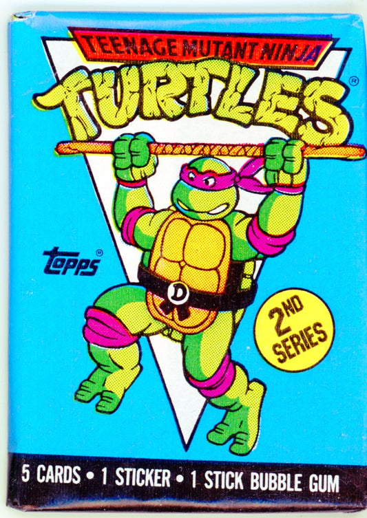 1990 Topps Teenage Mutant Ninja Turtles Series Two Trading Card Pack