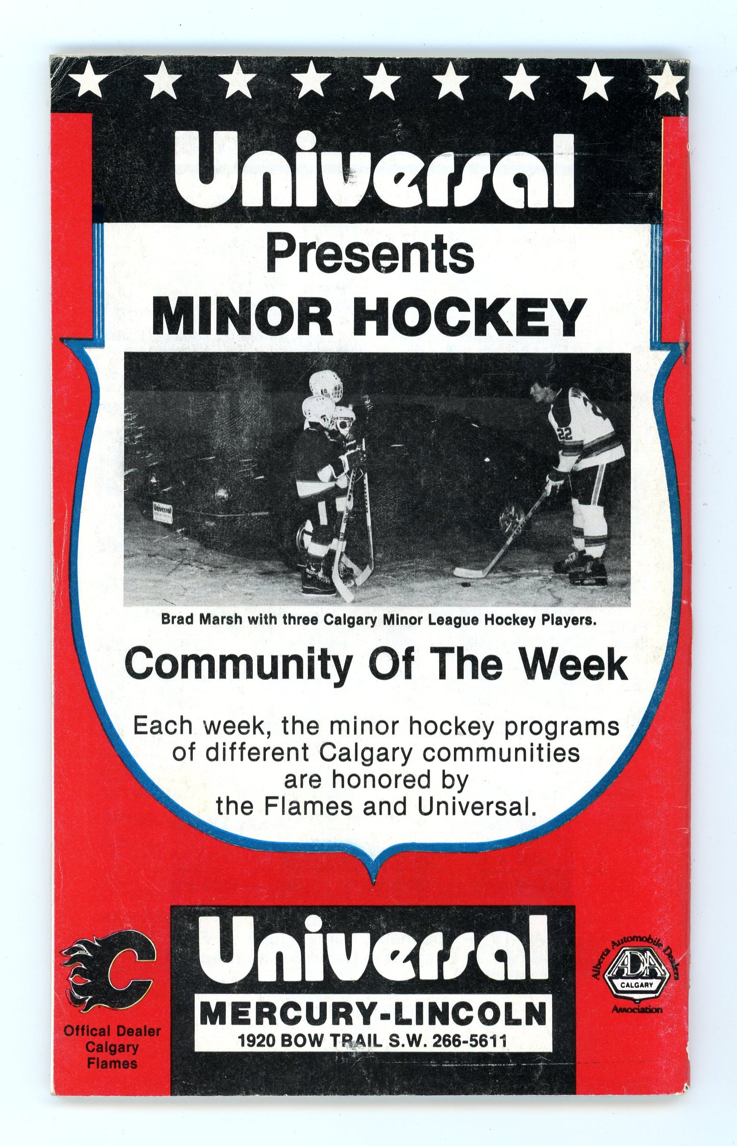 1981/82 Calgary Flames Vintage Hockey Fact Book