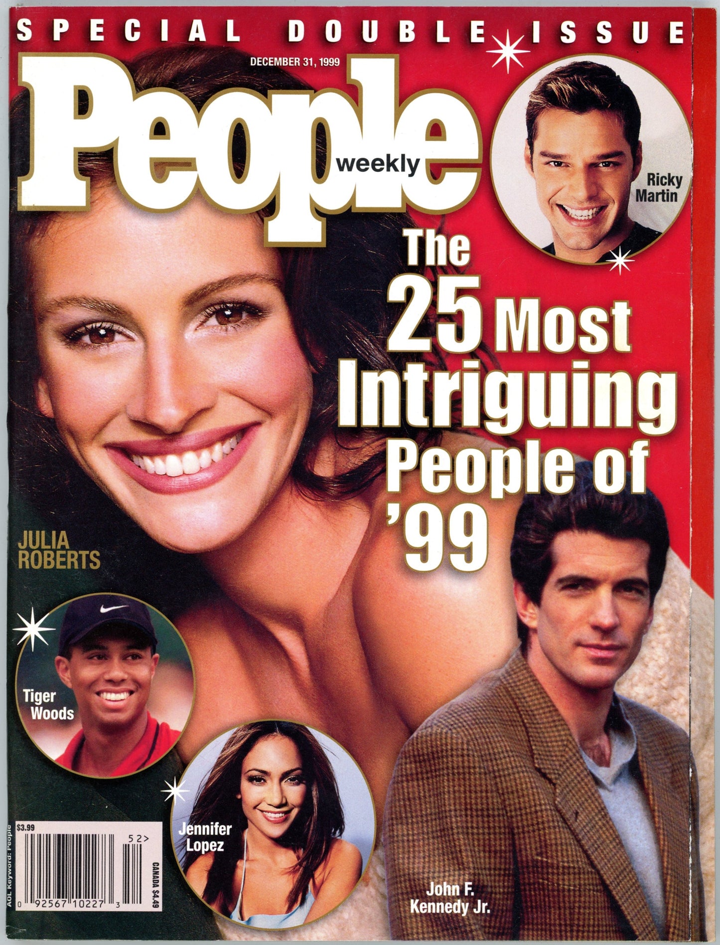 People Special Double Issue Vintage Magazine (December 31, 1999) Julia Roberts Cover