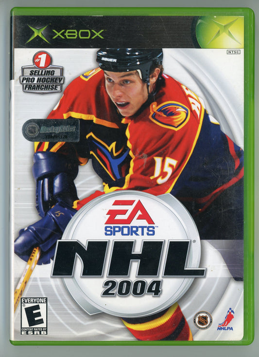 EA Sports NHL 2004 Xbox Video Game Disc In Box