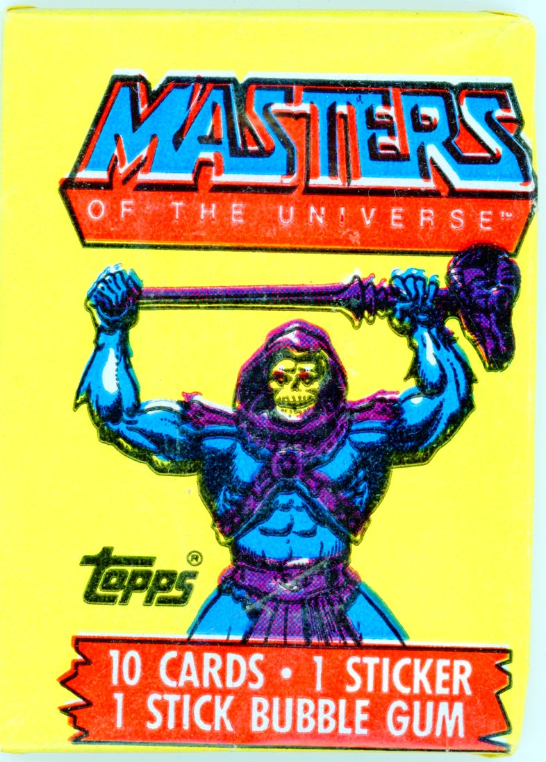 1982 Topps Masters Of The Universe Trading Card Pack