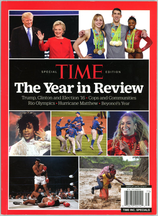 Time Special Edition Vintage Magazine (2016) Year in Review