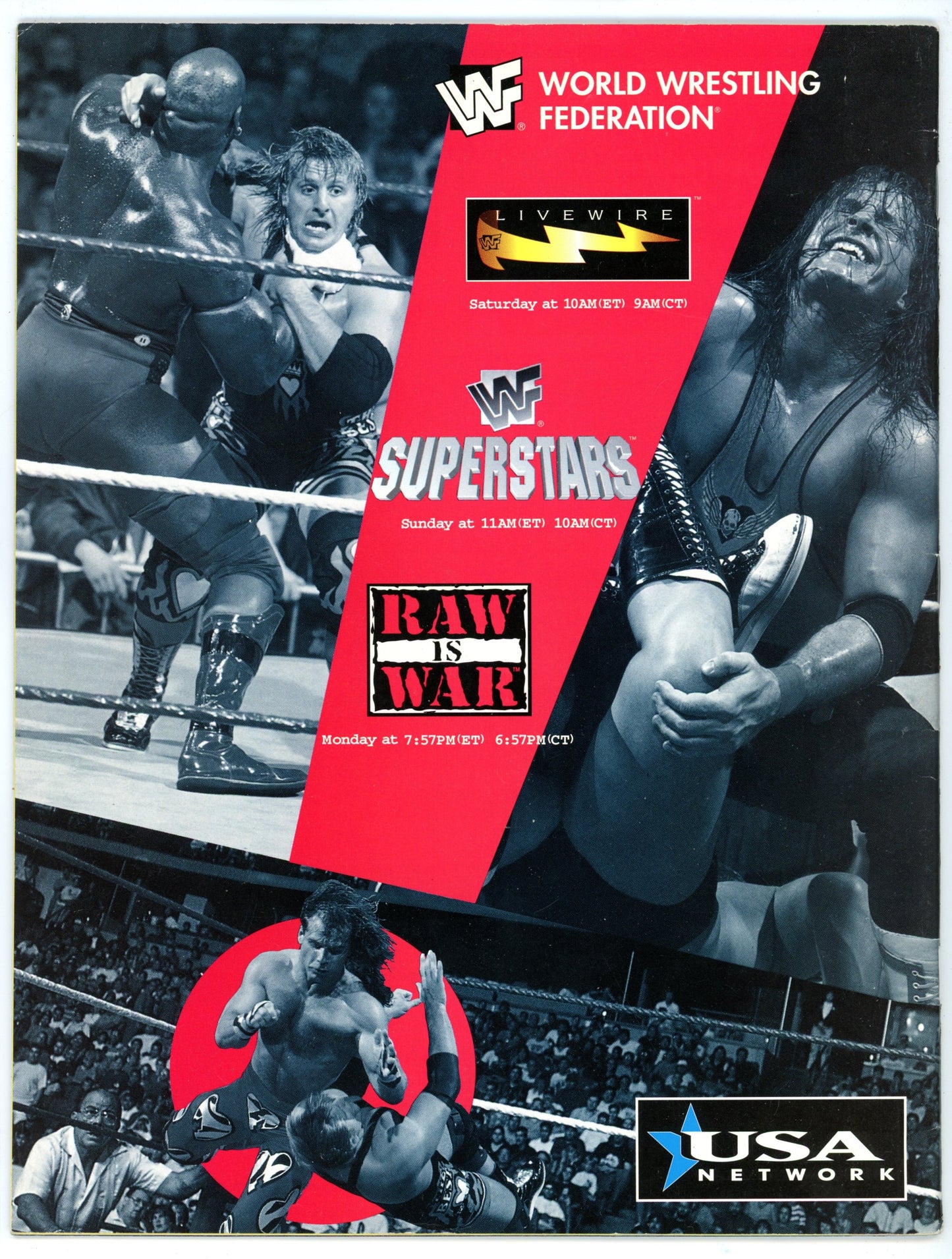 WWF WWE Wrestling Magazine (July 1997) Road Warriors Cover