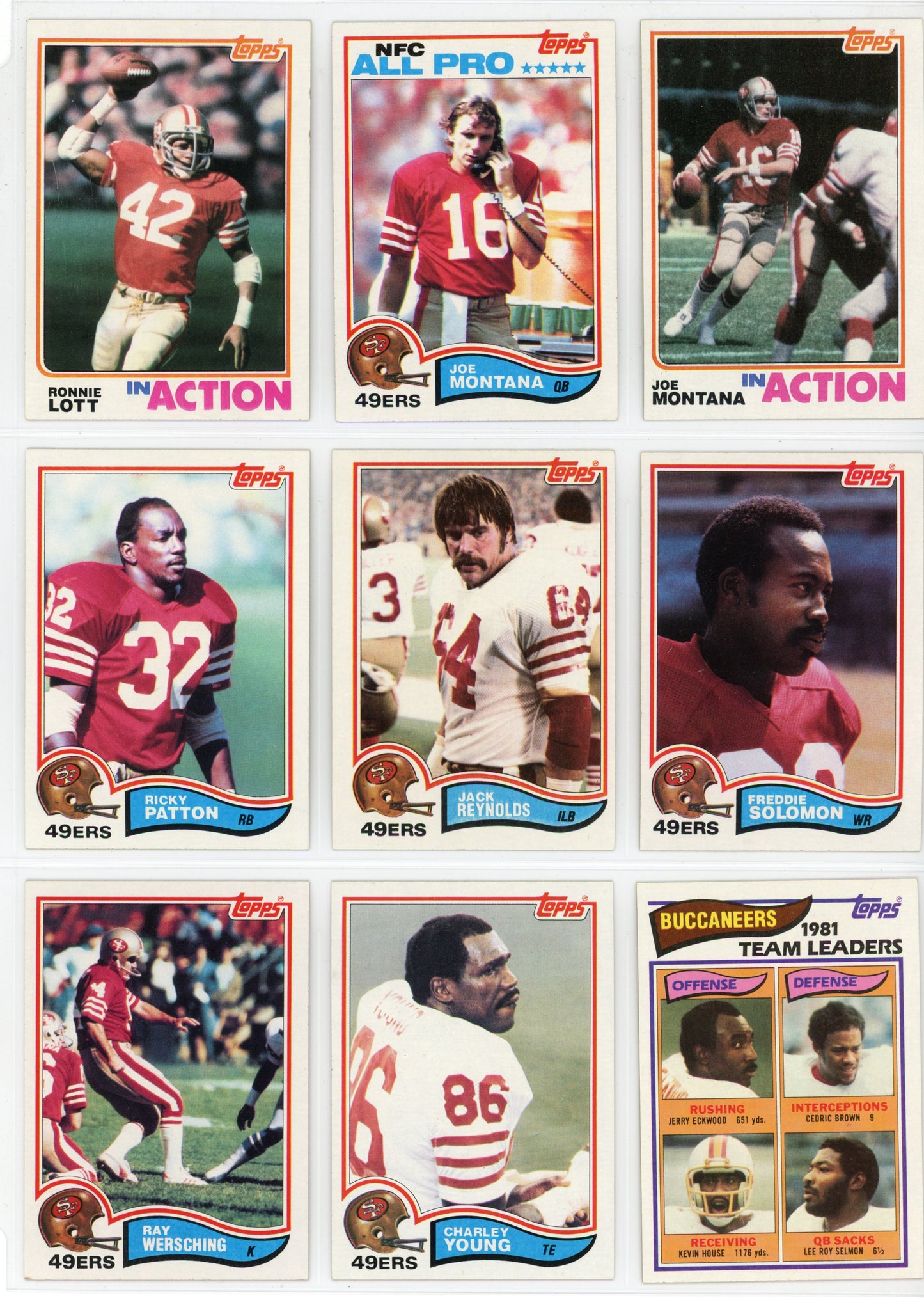 1982 Topps NFL Football Card Complete Set (528 Cards) Lawrence Taylor Rookie
