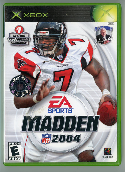 EA Sports Madden NFL 2004 Xbox Video Game Disc In Box