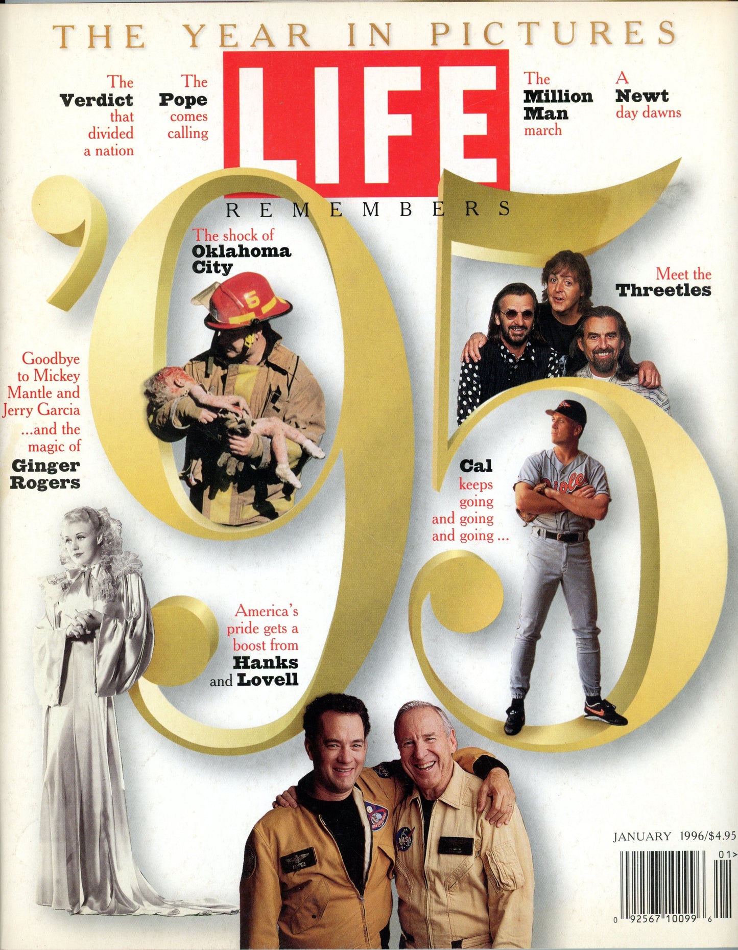 Life Remembers '95 Vintage Magazine (January 1996) Year in Pictures