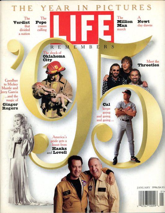 Life Remembers '95 Vintage Magazine (January 1996) Year in Pictures