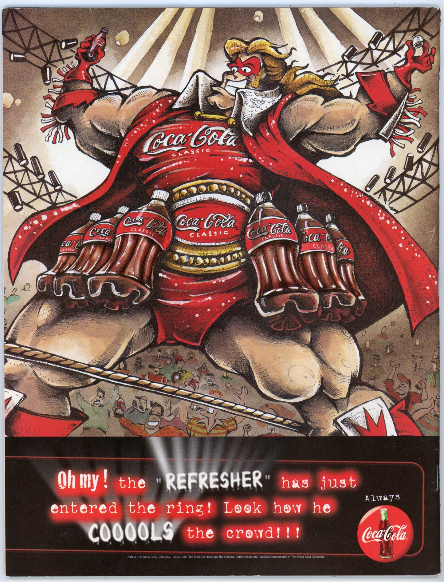 WWF WWE Vintage Wrestling Magazine (September 1998) Ken Shamrock Cover