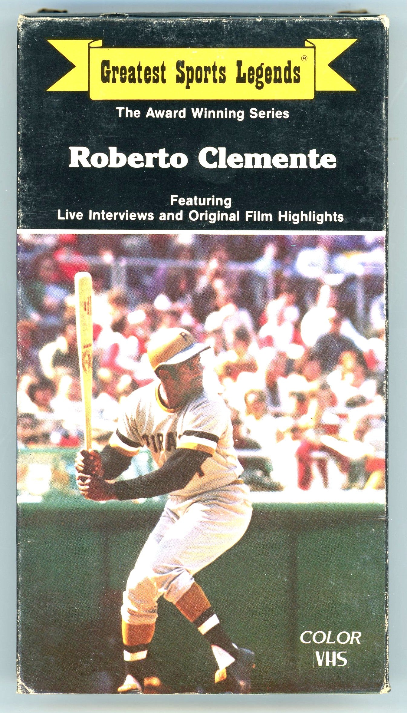 1985 Greatest Sports Legends Roberto Clemente Collector Series Vintage VHS Tape