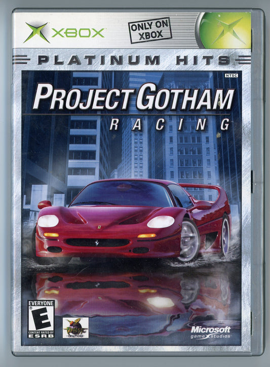 2002 Microsoft Project Gotham Racing Xbox Video Game Disc In Box