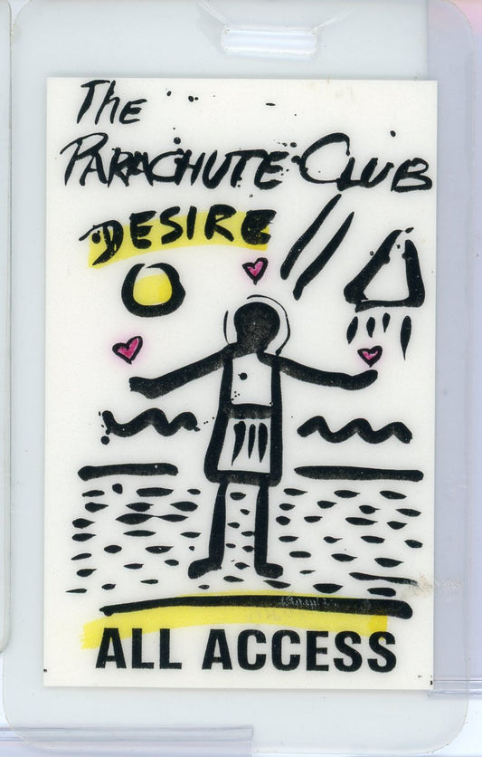 The Parachute Club Desire Tour Vintage All-Access Backstage Concert Pass