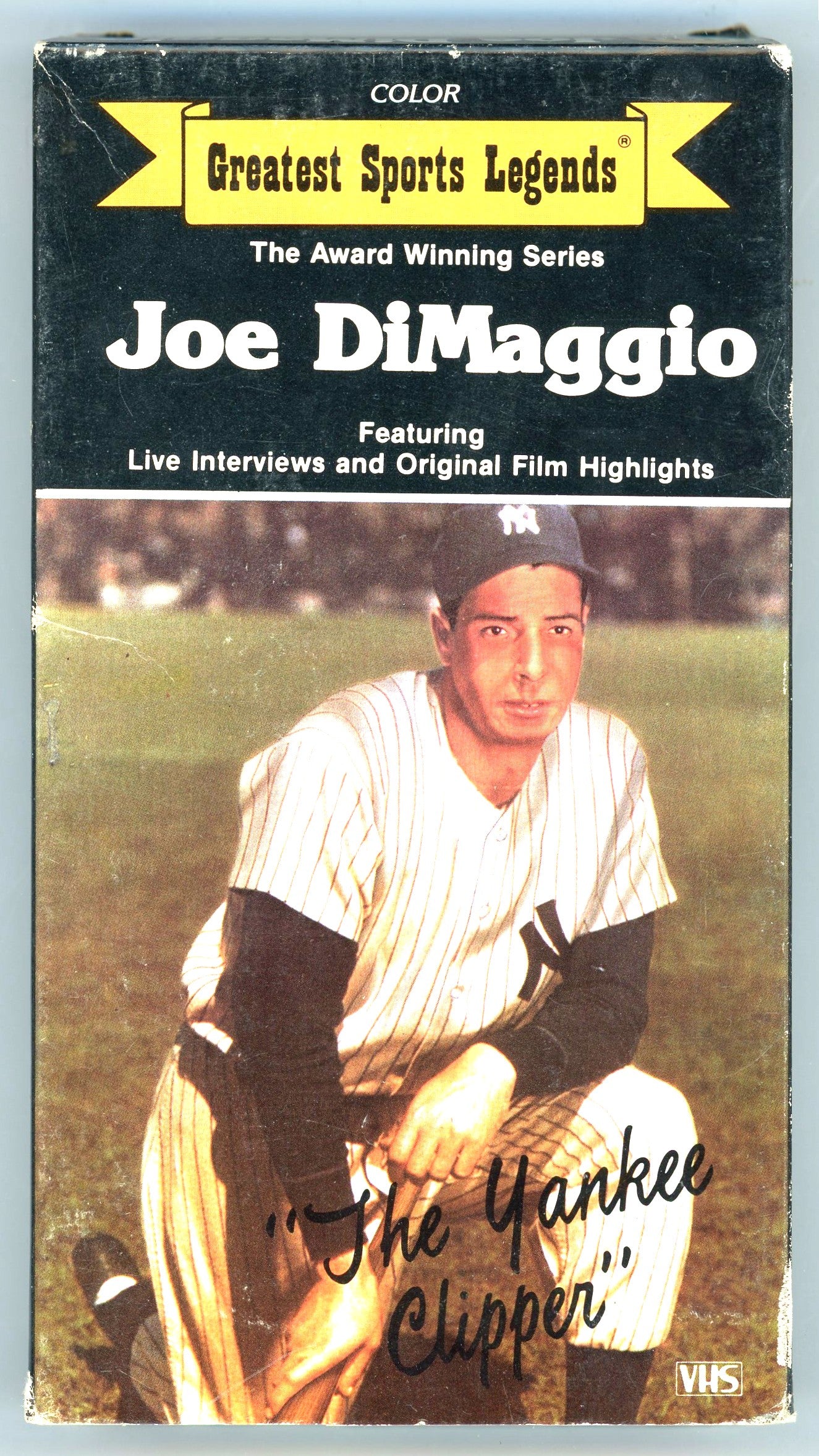 1985 Greatest Sports Legends Joe DiMaggio Collector Series Vintage VHS Tape